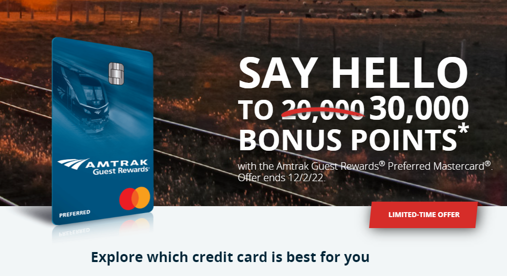 FNBO Amtrak Guest Rewards 信用卡及点数兑换介绍【2022.10.24 更新】 美国信用卡101