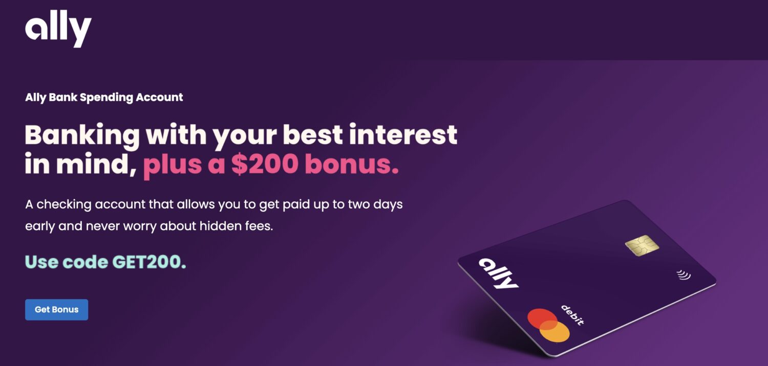 Ally Bank Checking 银行账户介绍【开卡送 200】 美国信用卡 101