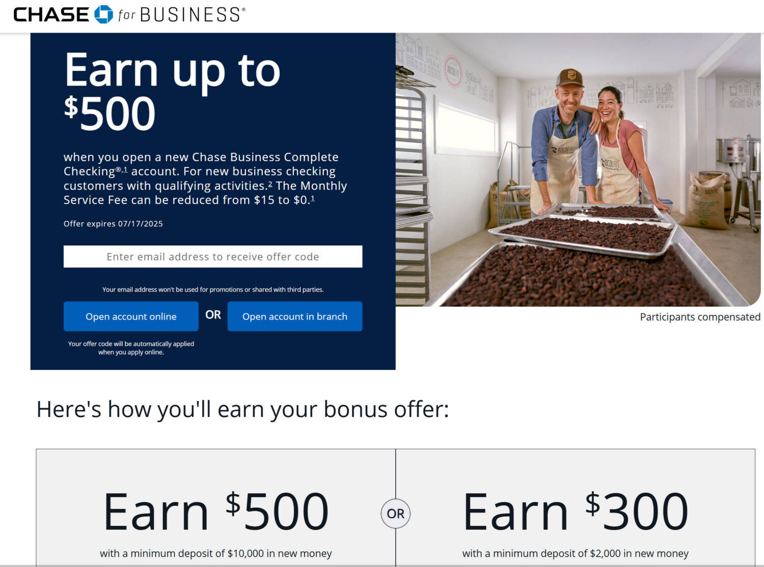 Chase Business Checking 商业支票账户【2026.1 更新：开户送 $750/$500/$300】 - 美国信用卡 101